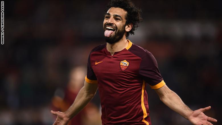 محمد صلاح مع روما الإيطالي في 2016 محمد صلاح مع روما الإيطالي في 2016