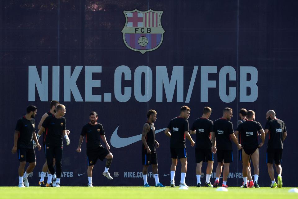 تدريبات برشلونة تدريبات برشلونة