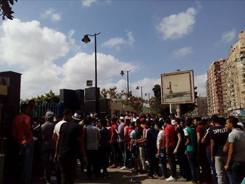 طوابير جماهير الزمالك طوابير جماهير الزمالك