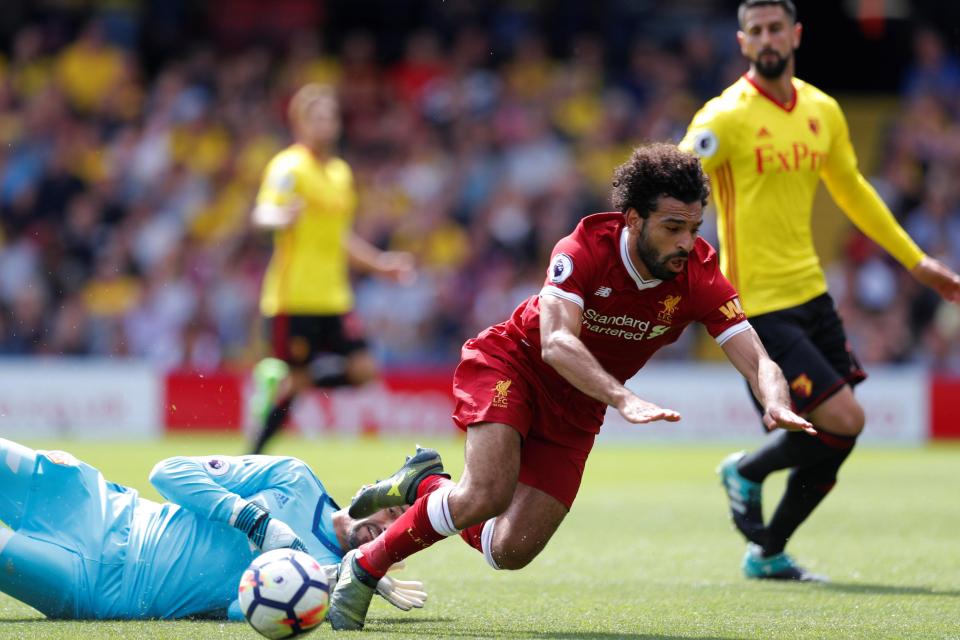 محمد صلاح والسقوط فى ركلة الجزاء محمد صلاح والسقوط فى ركلة الجزاء