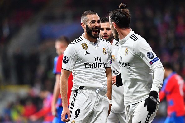 فرحة بيل وبنزيما فرحة بيل وبنزيما