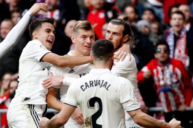 من مباراة ريال مدريد وأتليتكو من مباراة ريال مدريد وأتليتكو