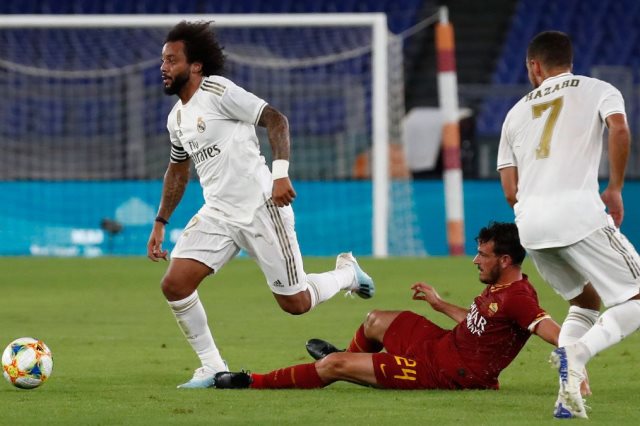 جانب من المباراة جانب من المباراة