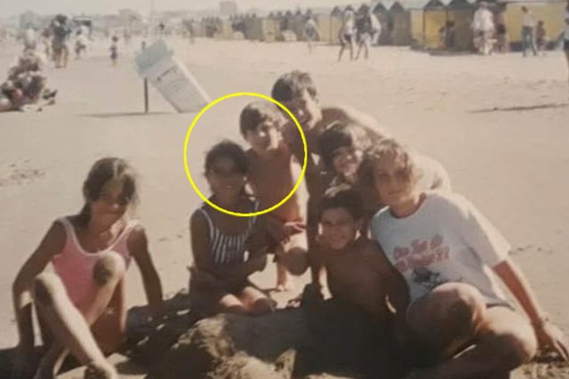 ميسي مع أنطونيلا قبل 21 عاما ميسي مع أنطونيلا قبل 21 عاما