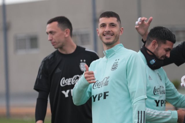 Scenes from Argentina’s first training in preparation for the Peru and Paraguay clash