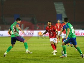 اهداف مباراة الأهلي ضد مصر المقاصة في الدوري المصري